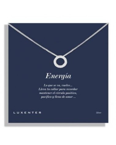 COLGANTE CIRCULO PLATA LUXENTER PH0010000