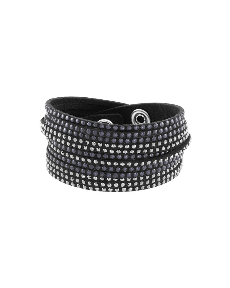 BRAZALETE LOLAANDGRACE NEGRA SWAROVSKI SLAKE 5005152