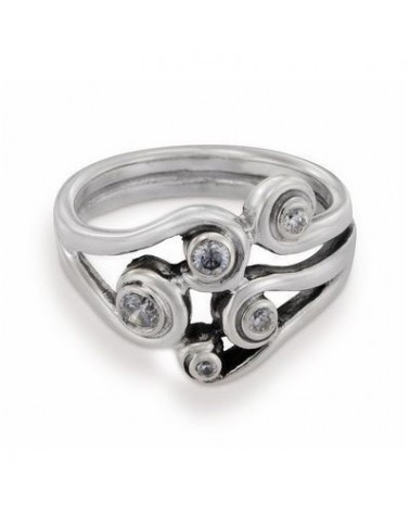 ANILLO PLATA Y CIRCONITAS PANDORA 190388CZ