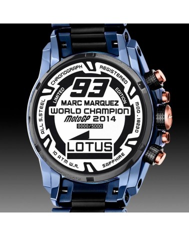 RELOJ LOTUS MARC MARQUEZ EDICIÓN LIMITADA AZUL 18230/1