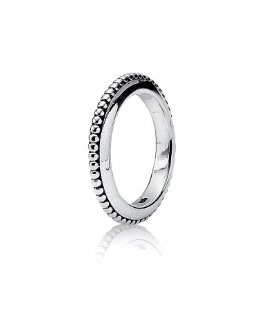 ANILLO PLATA PANDORA CLASICO CIRCULOS 190827