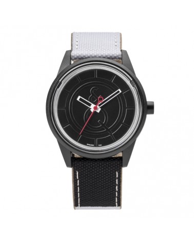 RELOJ SOLAR QQ HOMBRE BLACK AND WHITE RP00J009