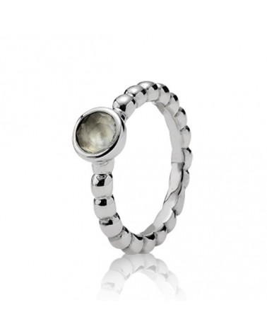 ANILLO PLATA Y PREHNITA PANDORA 190244PR