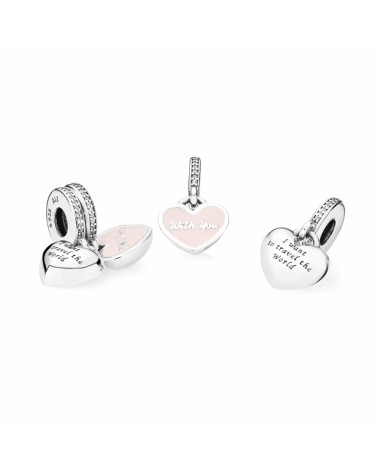 CHARM CORAZON PANDORA 791717CZ