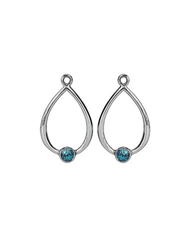 PENDIENTES PLATA Y TOPACIO PANDORA 290622TPP
