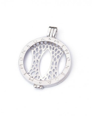 CERCO MI MONEDA PLATA MEDIANO PEN-01-M PENDANT 925 SILVER