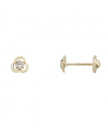 PENDIENTES TREBOL ORO 53121-P/A/CI