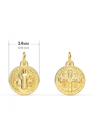 Medalla de Oro de 9k San Benito PM-9KP8098-014