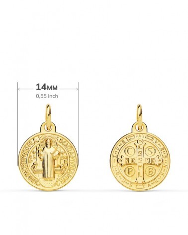 Medalla de Oro de 9k San Benito PM-9KP8098-014