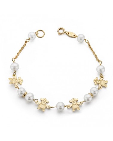 Pulsera de oro de 9k PM-9K22042