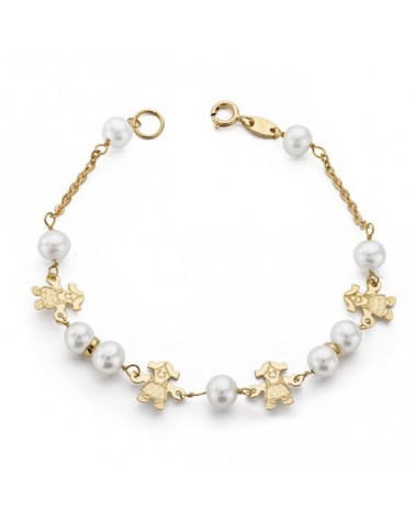Pulsera de oro de 9k PM-9K22042