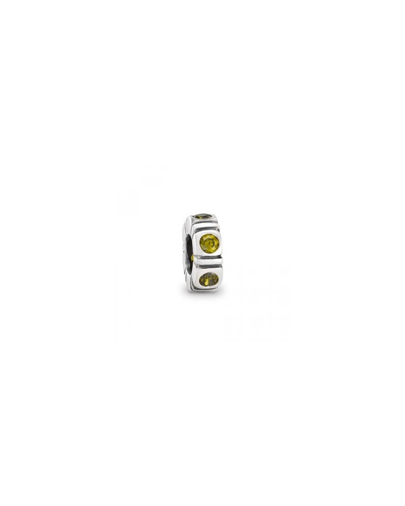 Charm separador Pandora con circonitas verdes 790368GCZ