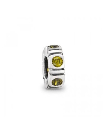 Charm separador Pandora con circonitas verdes 790368GCZ