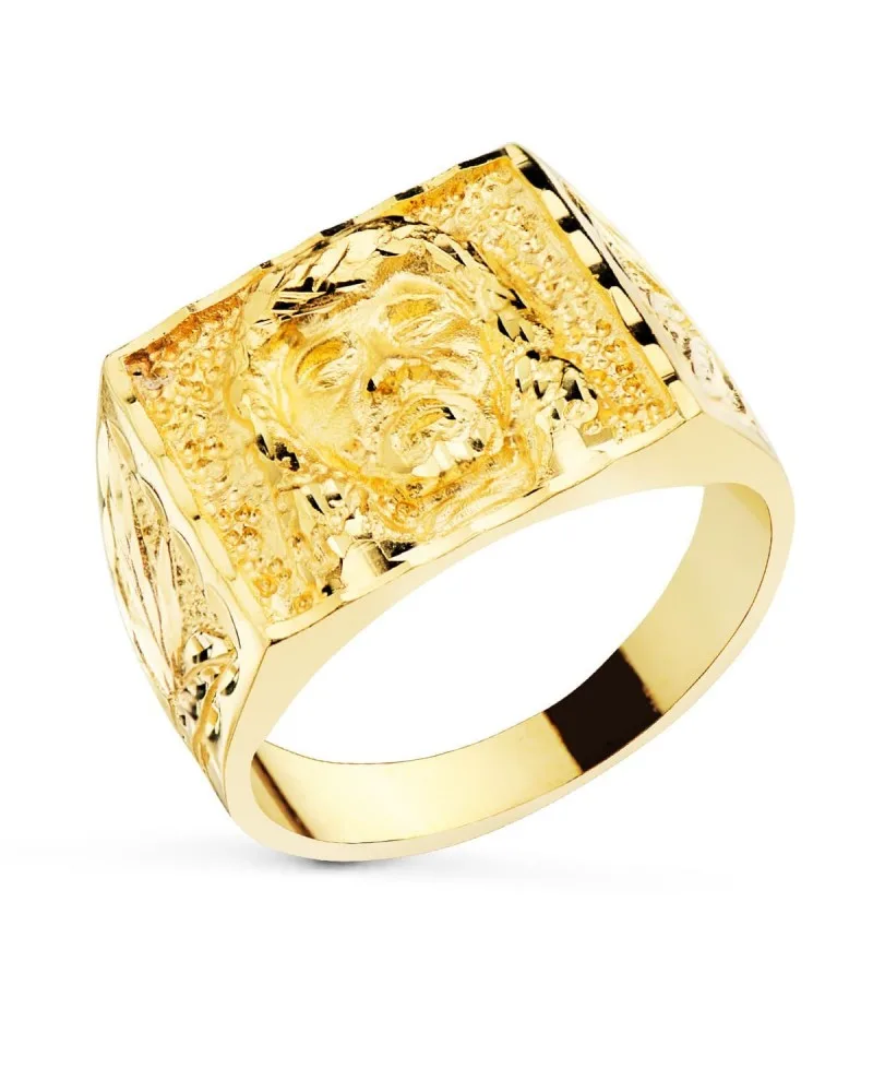 Sello de oro amarillo de 18k PM-P4218