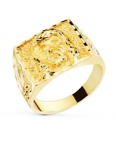 Sello de oro amarillo de 18k PM-P4218