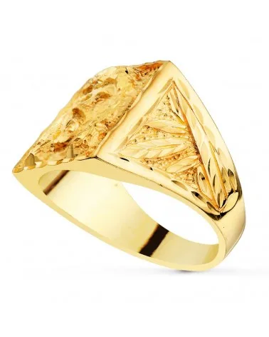 Sello de oro amarillo de 18k PM-P4218