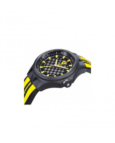 RELOJ FERRARI PIT CREW AMARILLO 0840001