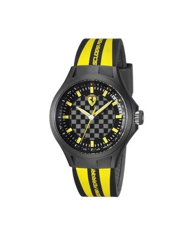 RELOJ FERRARI PIT CREW AMARILLO 0840001