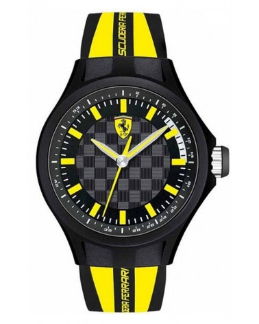 RELOJ FERRARI PIT CREW AMARILLO 0840001