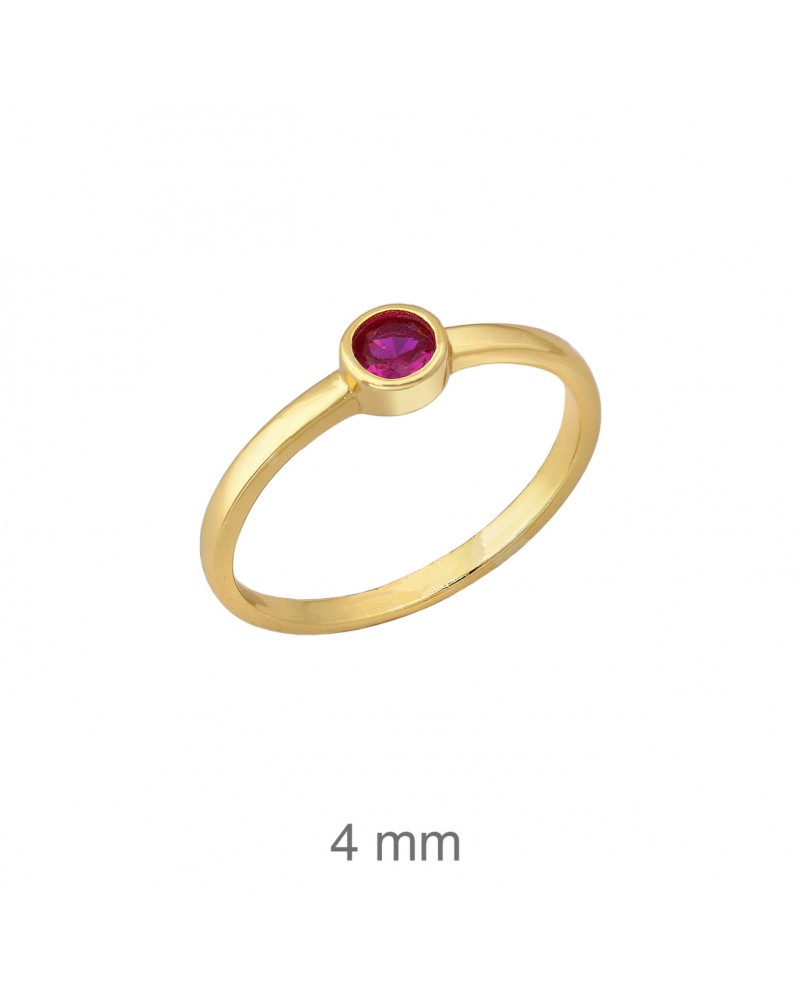 Anillo Mk Dorado MKJ2657710508 #15 Anillo Mk Dorado MKJ2657710508