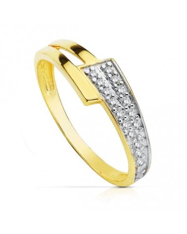Sortija de oro amarillo de 9k PM-9K20638-2
