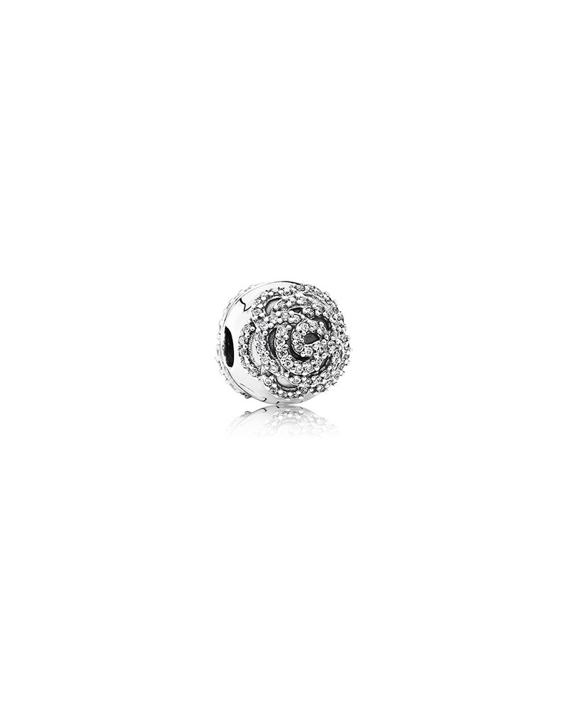 Clip Pandora con flor, colección Día de la Madre 791529CZ