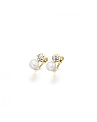 PENDIENTES ORO Y PERLA