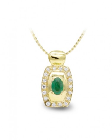 Gargantilla de oro amarillo de 18 kilates PM-7162-3ES