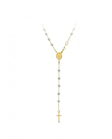 Gargantilla de oro amarillo y blanco de 18 kilates PM-2000051