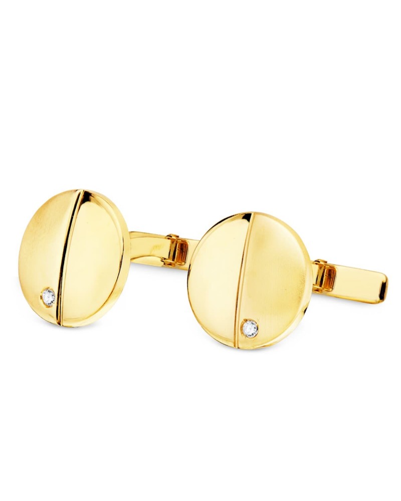 Gemelos de oro de 18 kilates PM-4770-6