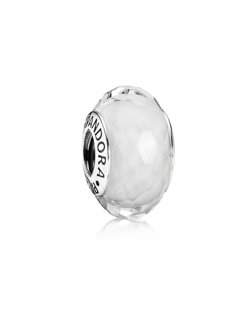 ABALORIO PANDORA MURANO FACETADO BLANCO 791070