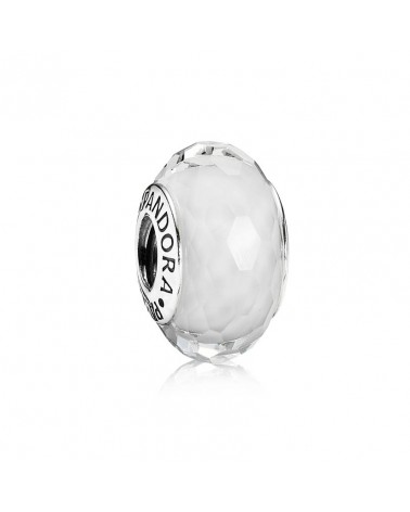 ABALORIO PANDORA MURANO FACETADO BLANCO 791070