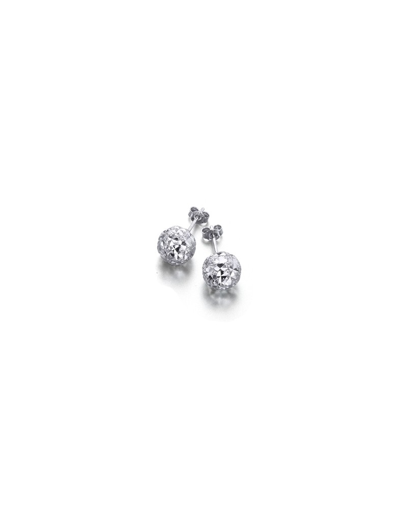 PENDIENTES BOLA DE PLATA LB042RO