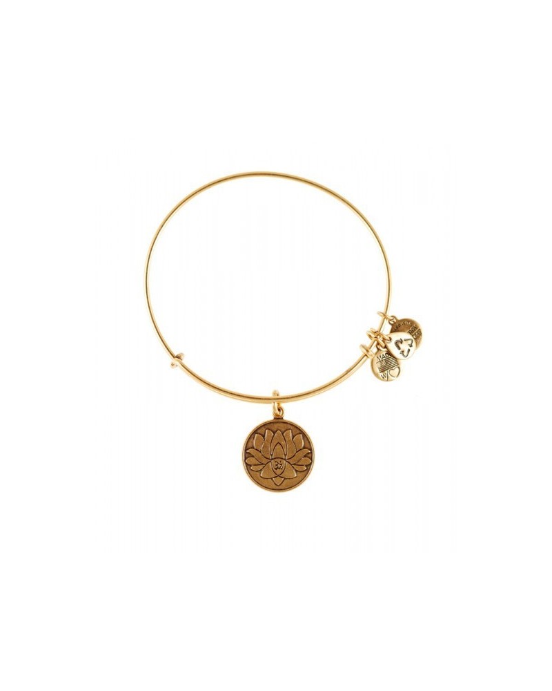 PULSERA ALEX AND ANI FLOR DE LOTO DORADA A12EB03RG