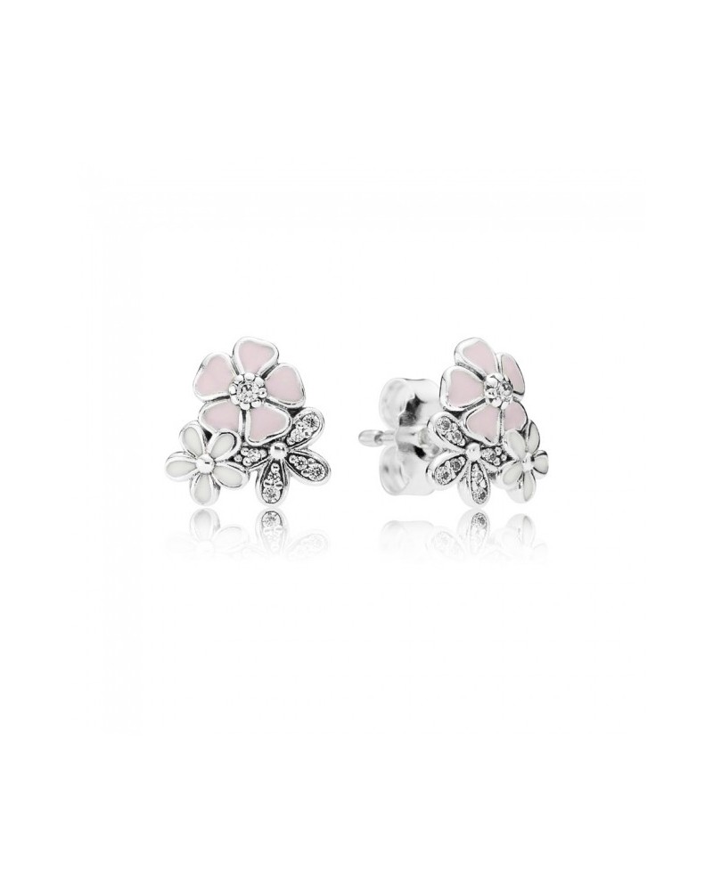 PANDORA POETIC FLOWERING EARRINGS 290686ENMX