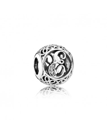 CHARM PANDORA LETRA E 791849CZ