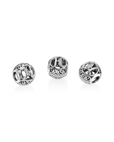 CHARM PANDORA LETTER H 791852CZ