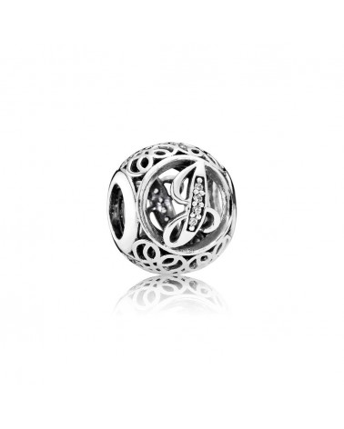 CHARM PANDORA LETRA J 791854CZ