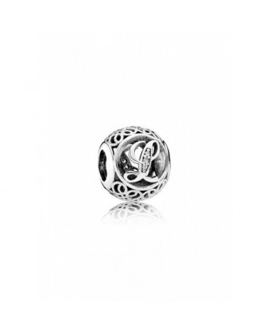 CHARM PANDORA LETTER L 791856CZ