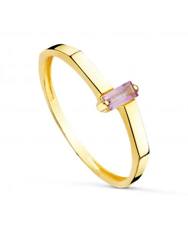 Sortija de oro amarillo de 18k PM-19639-AT