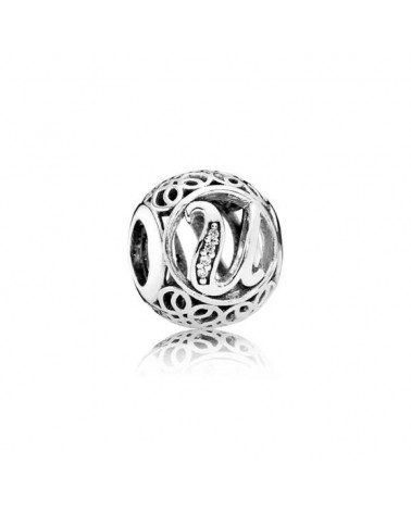 Charm Pandora letra U con diseño calado 791865CZ