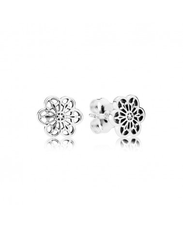 PANDORA EARRINGS LACE WITH DAISIES 290692