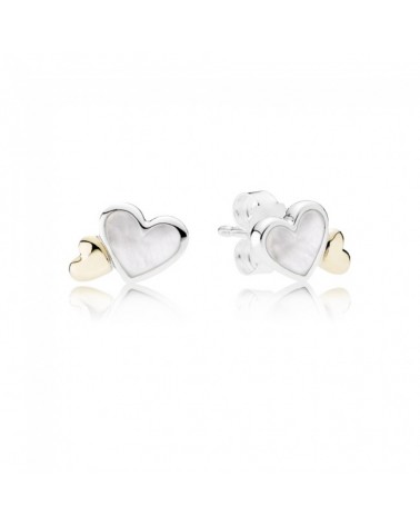 PANDORA LIGHT HEARTS EARRINGS 290697MOP