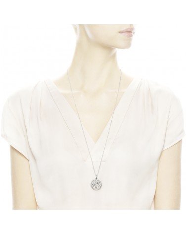 Collar Pandora árbol familiar con circonitas en plata 390987CZ-80