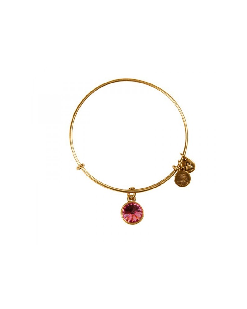 PULSERA ALEX AND ANI DORADA CIRCONITA ROSA A12EB249RG