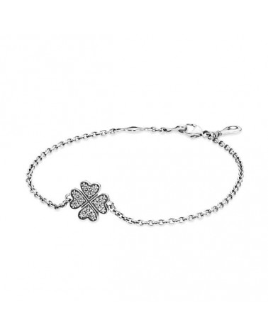 PULSERA PANDORA TREBOL 590506CZ