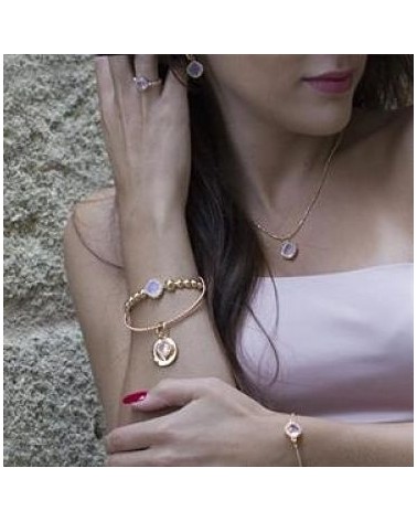 PULSERA VELVET GRACE ROSE