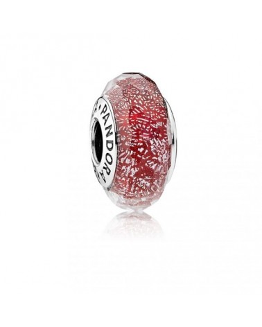 CHARM PANDORA MURANO ROJO