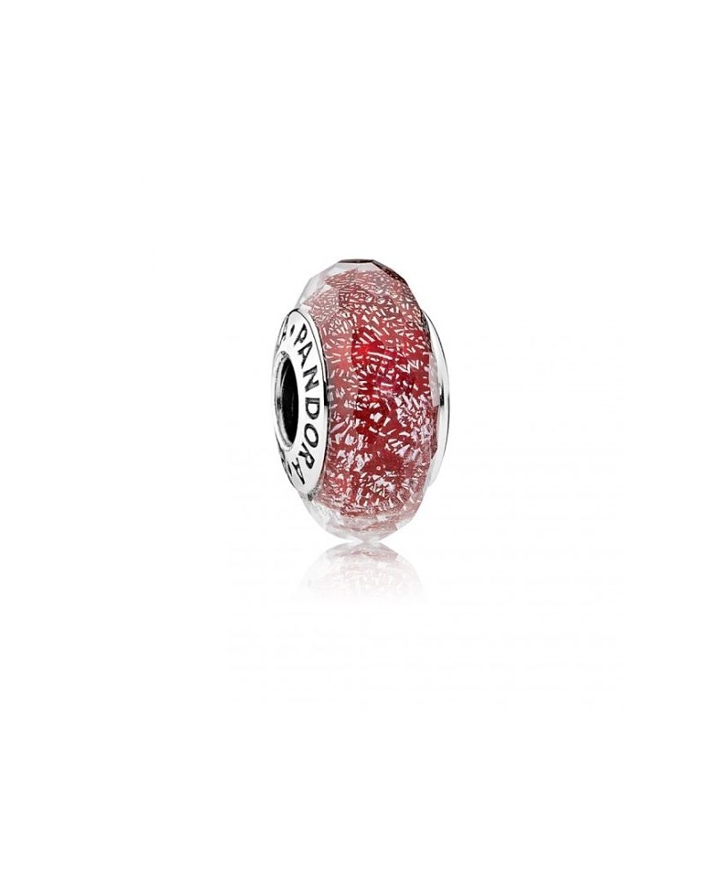 CHARM PANDORA MURANO ROJO