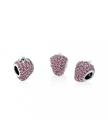 PANDORA STRAWBERRY PAVE CHARM